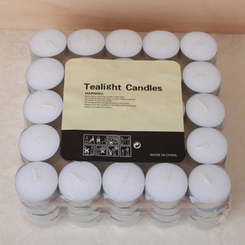 Free sample supply high quality wholesale tealight candles with personalize packaging and label
